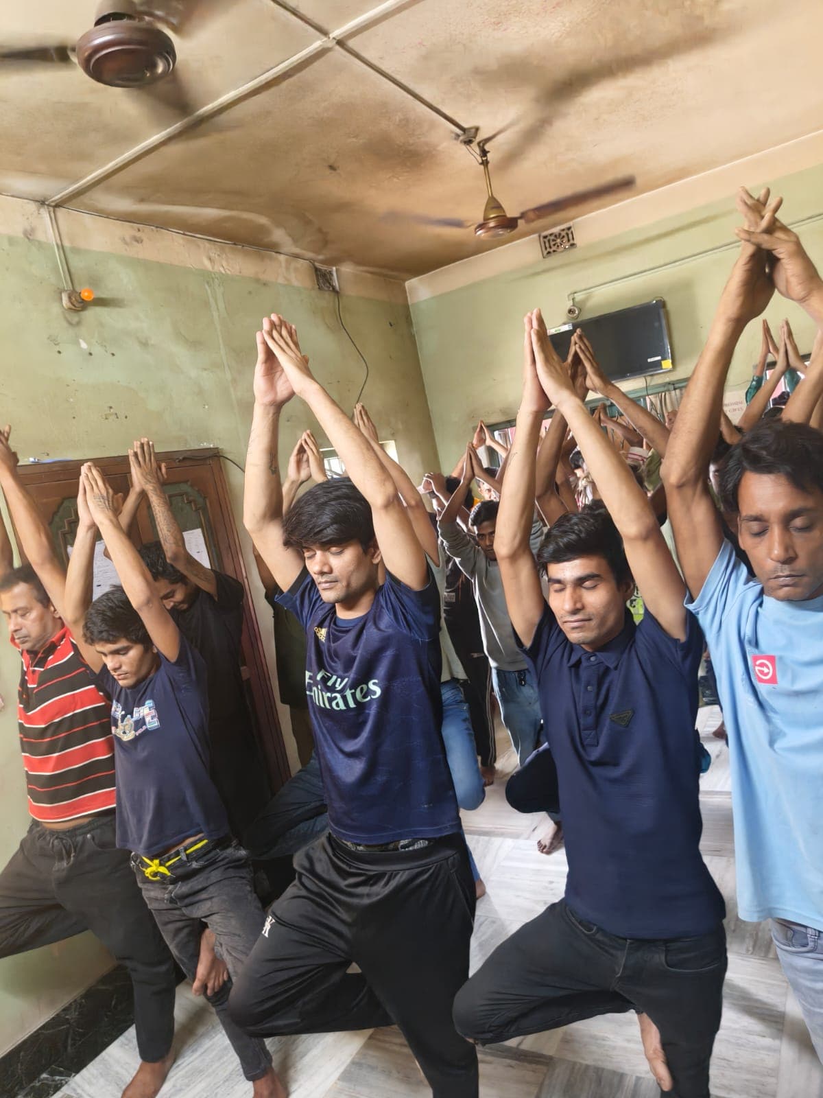 Hatha Yoga therapeutic yoga session